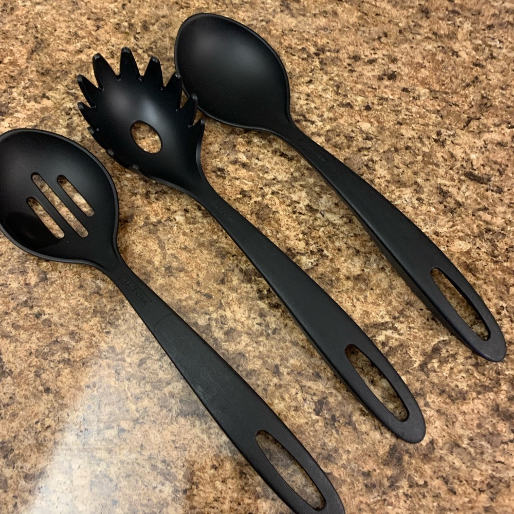 Black Kitchen Utensil Set